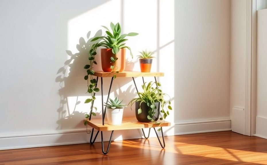 indoor diy plant stands