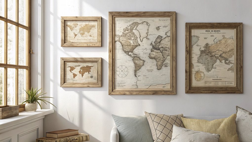 antique cartography art collection