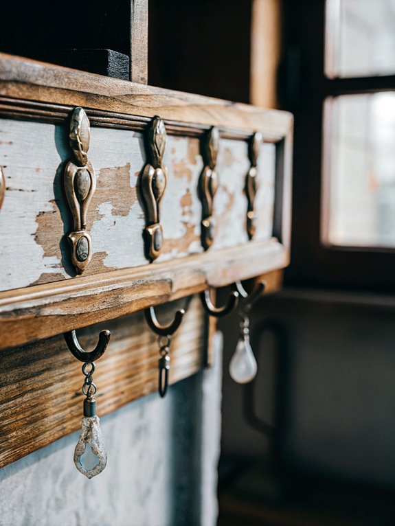 antique hardware display organizer