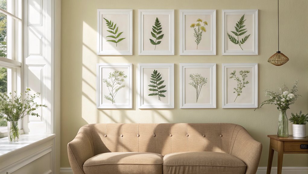 botanical art display collection