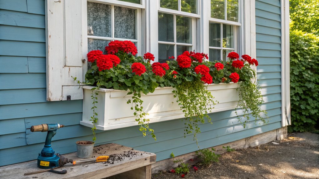 build decorative window planters