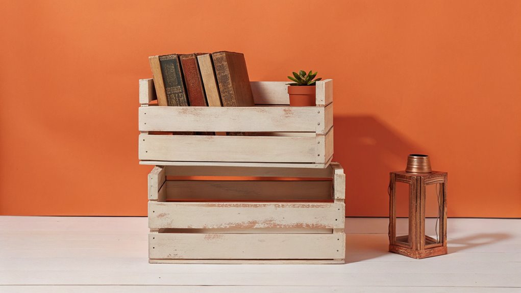 charming wooden storage unit