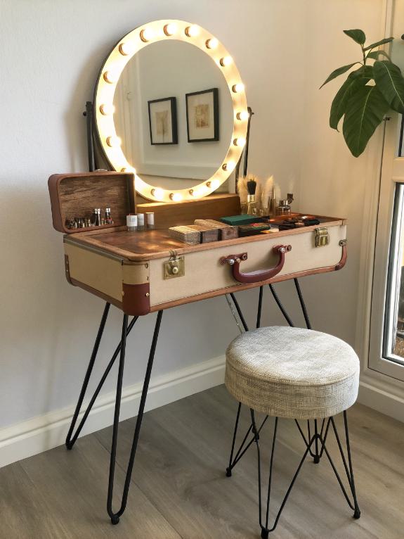 compact and stylish vanity