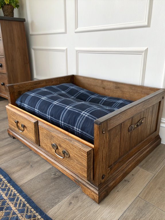 cozy dresser drawer bed