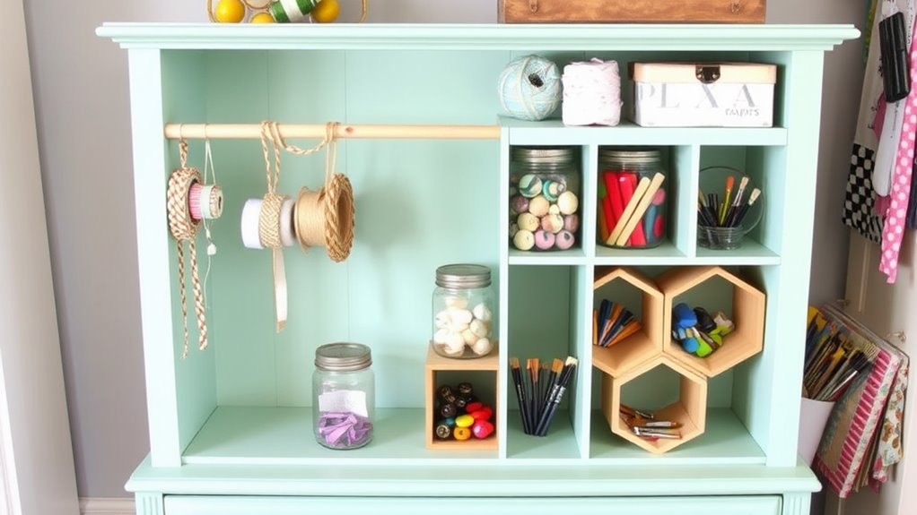 craft supplies storage solution