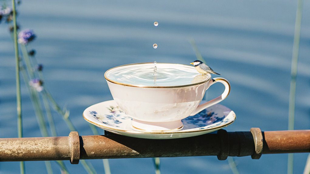 creative teacup arrangement idea