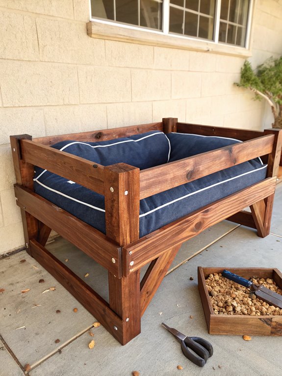 diy pallet dog bed