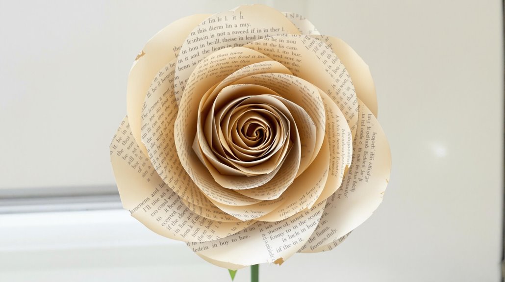 elegant spiral rose design