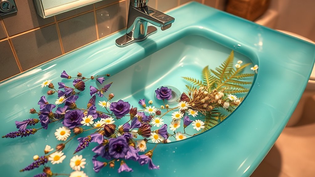 floral preservation in resin