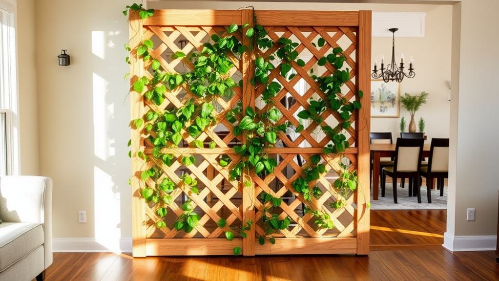 garden decorative partition structure