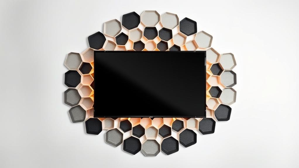 geometric design statement wall