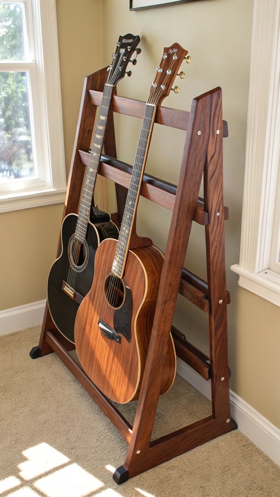 guitar holder for multiple instruments