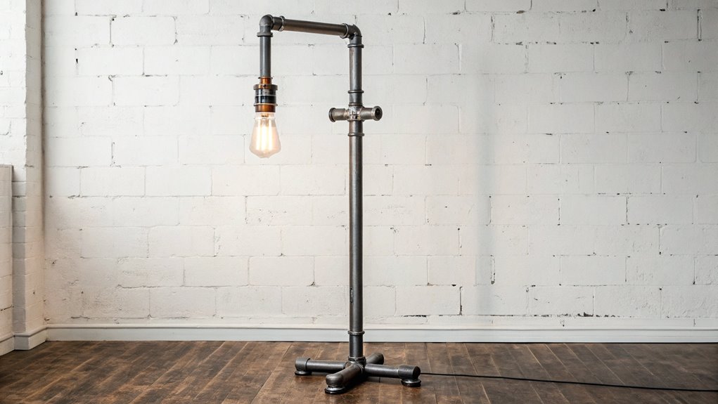 industrial style pipe lamp