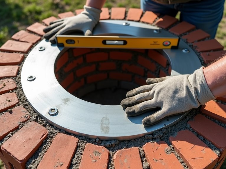 installing a metal ring