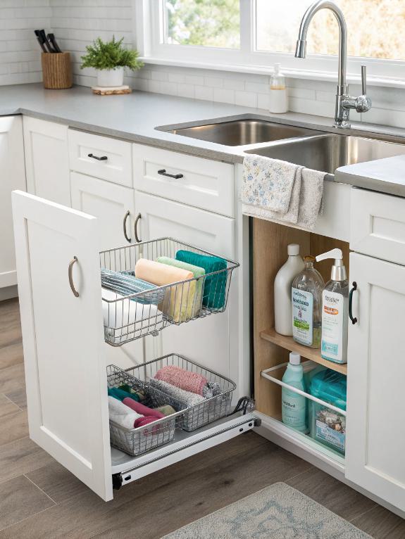 maximize under sink organization