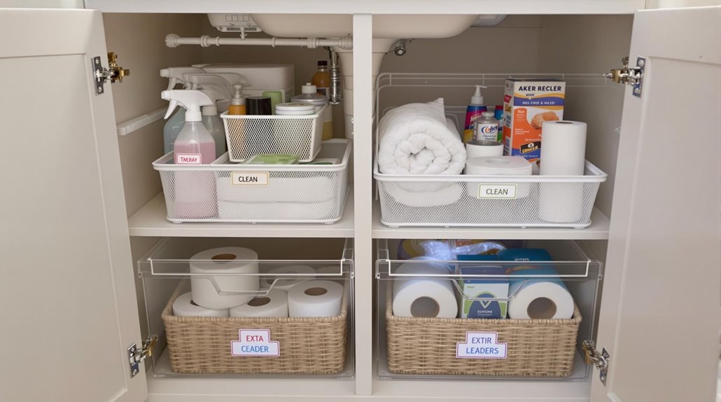 maximize under sink organization