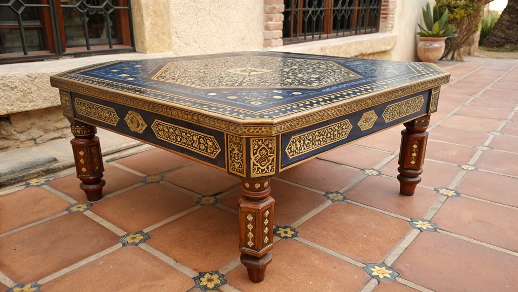 moroccan style floor table