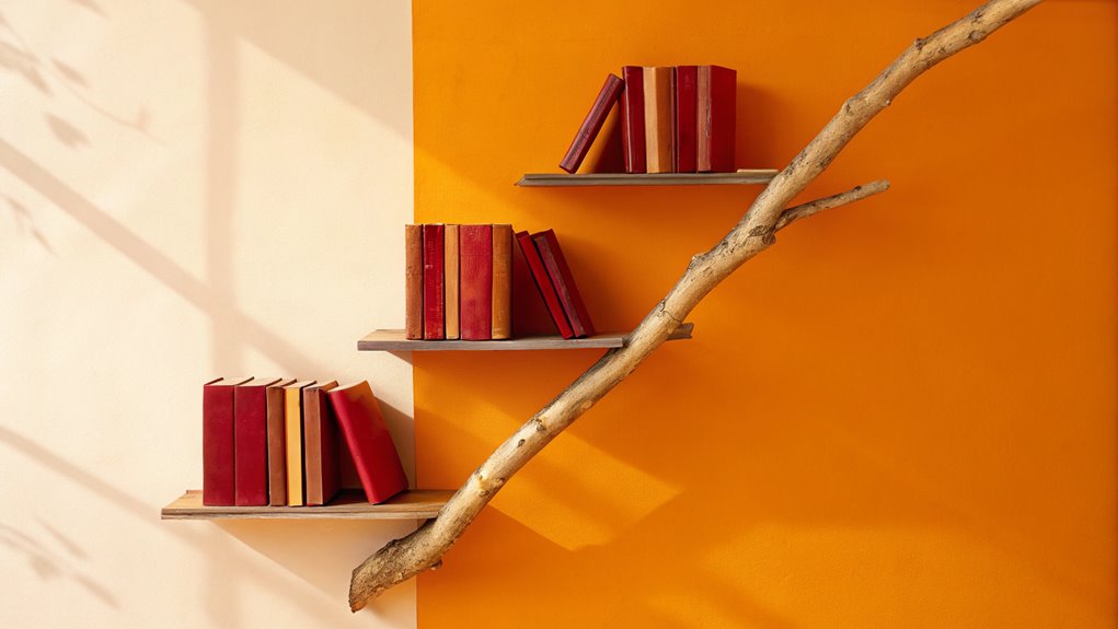 nature inspired book storage