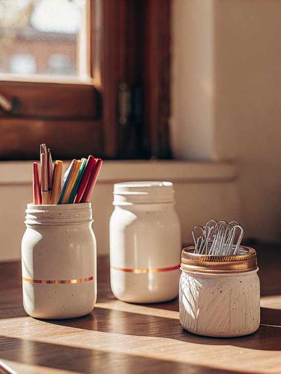 organize your desk supplies