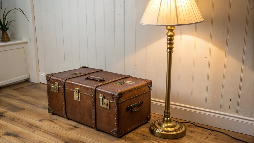 retro luggage lighting fixture