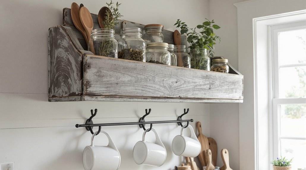 rustic wooden crate storage