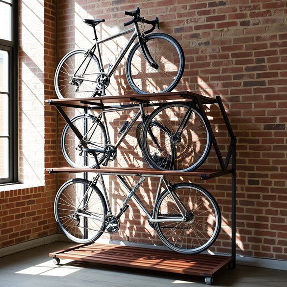 space saving bike storage solution