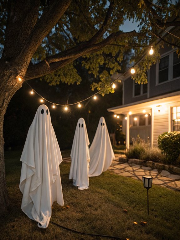 spooky halloween ghost decor