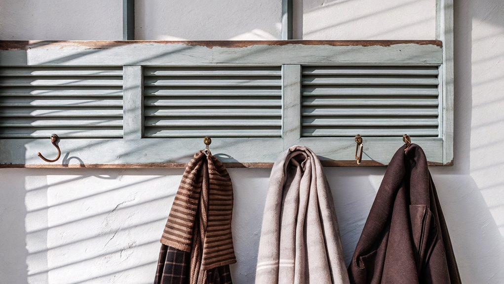 stylish wall mounted coat rack