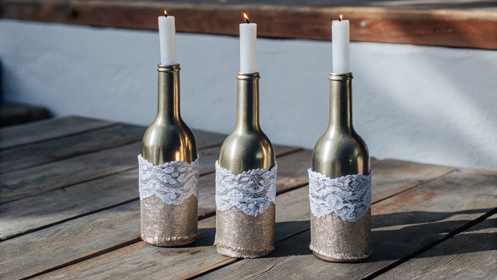 sustainable chic candle holders