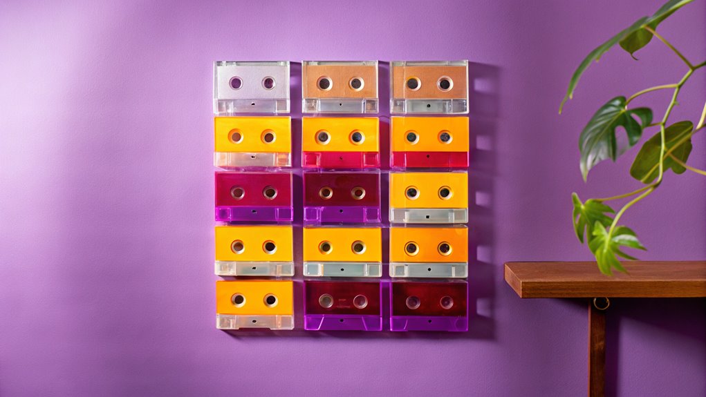 vintage audio art display