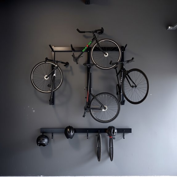 wall mounted storage solution system