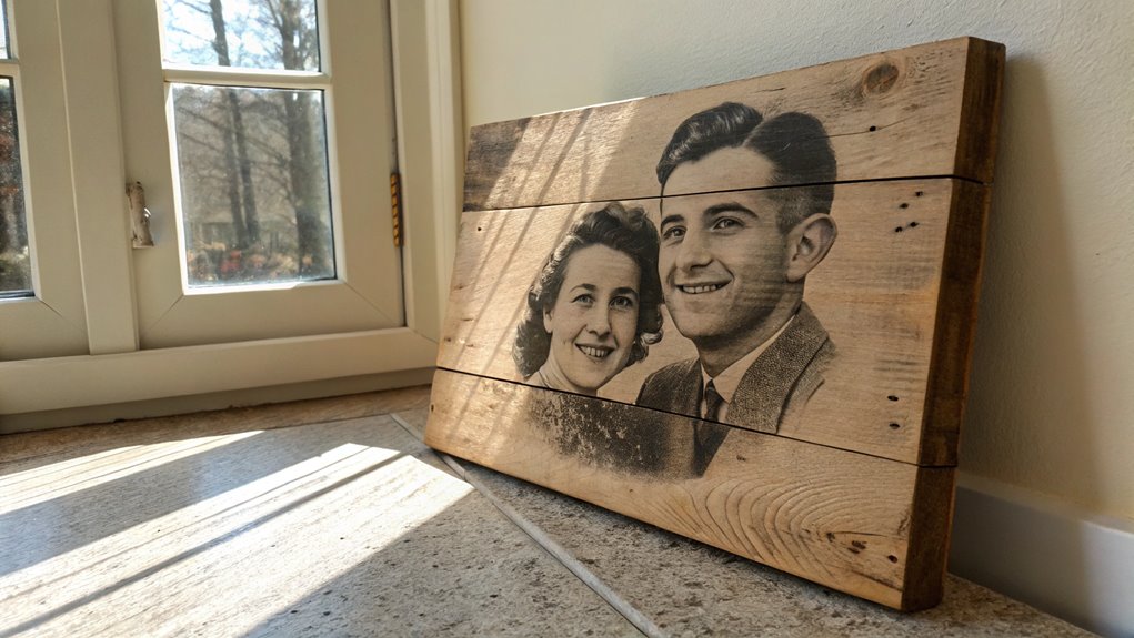 wooden photo transfer technique